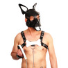 The Red PUPPY SET OREILLES ET LANGUE EN CUIR BLANC